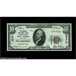 New York, NY - $10 1929 Ty. 1 Chase NB of the City of New York Ch. # 2370A relatively available note