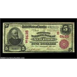 New York, NY - $5 1902 Red Seal Fr. 587 The Consolidated NB Ch. # (E)6425An attractive Red Seal with