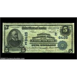 New York, NY - $5 1902 Date Back Fr. 592 The National Reserve Bank Ch. # (E)6425The second title use