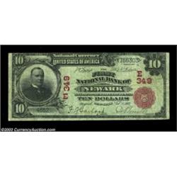 Newark, NY - $10 1902 Red Seal Fr. 613 The First NB Ch. # (E)349The only Red Seal known from this ba