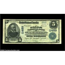 Niagara Falls, NY - $5 1902 Plain Back Fr. 606 The Falls NB Ch. # 11489Only denomination issued by t
