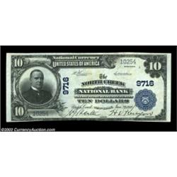 North Creek, NY - $10 1902 Plain Back Fr. 627 The North Creek NB Ch. # 9716A beautiful note from the