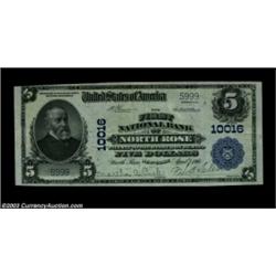 North Rose, NY - $5 1902 Plain Back Fr. 601 The First NB Ch. # 10016A note with a lot going for it,.