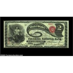 Poughkeepsie, NY - $2 Original Fr. 387 The Fallkill NB Ch. # 659A beautiful Lazy Deuce, part of a co