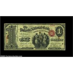 Pulaski, NY - $1 Original Fr. 380 The Pulaski NB Ch. # 1496A just plain rare note from this one bank