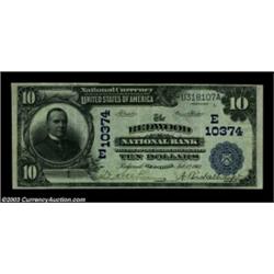 Redwood, NY - $10 1902 Date Back Fr. 621 Redwood NB Ch. # 10374One of the most exciting notes in the