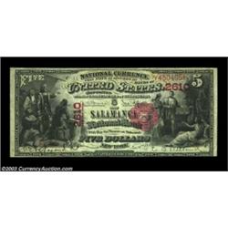 Salamanca, NY - $5 1875 Fr. 405 The Salamanca NB Ch. # 2610First Charters and a literal handful of B