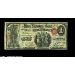 Skaneateles, NY - $1 Original Fr. 380 The First NB Ch. # 303One of the highlights of the Sabis colle