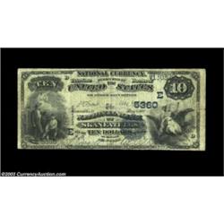 Skaneateles, NY - $10 1882 Value Back Fr. 577 The NB of Skaneateles Ch. # (E)5360The first Value Bac