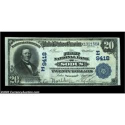 Sodus, NY - $20 1902 Date Back Fr. 644 The First NB Ch. # (E)9418This small town is often available.