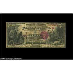 Syracuse, NY - $5 1875 Fr. 404 The First NB Ch. # 6A very significant note leads off an outstanding.