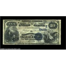 Syracuse, NY - $10 1882 Date Back Fr. 545 The NB of Syracuse Ch. # (E)5465The only other type issued