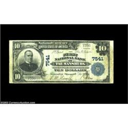 Trumansburg, NY - $10 1902 Plain Back Fr. 624 The First NB Ch. # 7541A tougher Tompkins County bank.