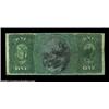 Image 2 : Vernon, NY - $1 1875 Fr. 385 NB of Vernon Ch. # 1264A Series 1875 example with low serial number 8..