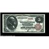 Image 1 : Watertown, NY - $5 1882 Brown Back Fr. 470 The Jefferson County NB Ch. # 1490A nice high grade $5 Br