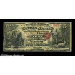 Westfield, NY - $5 Original Fr. 397 The First NB Ch. # 504A very rare note from a bank which issued.