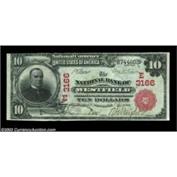 Westfield, NY - $10 1902 Red Seal Fr. 613 The NB of Westfield Ch. # (E)3166A gorgeous serial number.