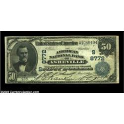 Asheville, NC - $50 1902 Date Back Fr. 669 The American NB Ch. # (S)8772A new discovery which comes.