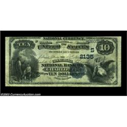 Charlotte, NC - $10 1882 Date Back Fr. 542 The Commercial NB Ch. # (S)2135A second early Charlotte e
