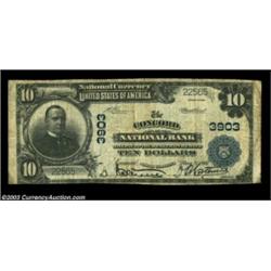 Concord, NC - $10 1902 Plain Back Fr. 626 The Concord NB Ch. # 3903Not a really rare bank in either.