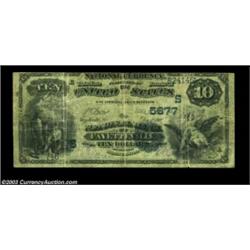 Fayetteville, NC - $10 1882 Date Back Fr. 545 The NB of Fayetteville Ch. # (S)5677A scarcer type and