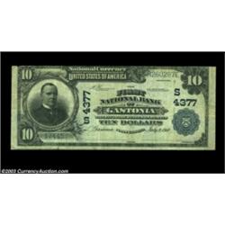 Gastonia, NC - $10 1902 Plain Back Fr. 627 The First NB Ch. # (S)4377An evenly circulated Fine+++ ex