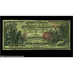 Greensboro, NC - $5 1875 Fr. 401 The NB of Greensboro Ch. # 2322A very rare type from this southern.