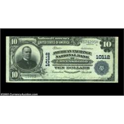 Greensboro, NC - $10 1902 Plain Back Fr. 628 American Exchange NB Ch. # 10112The second title used h
