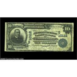 Greensboro, NC - $10 1902 Plain Back Fr. 628 The American Exchange NB Ch. # (S)10112One of a trio of