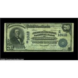 Greensboro, NC - $20 1902 Plain Back Fr. 654 The American Exchange NB Ch. # (S)10112An attractive an