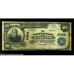 Kinston, NC - $10 1902 Plain Back Fr. 626 The NB of Kinston Ch. # 9044This small Lenoir County commu