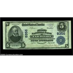 Tarboro, NC - $5 1902 Plain Back Fr. 600 The First NB Ch. # 8356A beautiful example from this very s