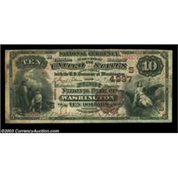Washington, NC - $10 1882 Brown Back Fr. 487 The First NB Ch. # (S)4997Another winner from the Coast