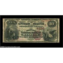Winston , NC - $10 1882 Brown Back Fr. 484 The Peoples NB Ch. # (S)4292A nice way to end this unusua