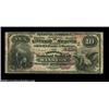 Image 1 : Winston , NC - $10 1882 Brown Back Fr. 484 The Peoples NB Ch. # (S)4292A nice way to end this unusua
