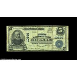 Crosby, ND - $5 1902 Plain Back Fr. 605 The First NB Ch. # 10596An extremely tough note from the sol