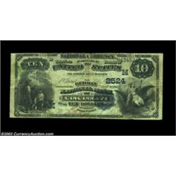Cincinnati, OH - $10 1882 Date Back Fr. 545 German NB of Cincinnati Ch. # (M)2524This bank serial nu