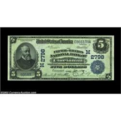 Cincinnati, OH - $5 1902 Date Back Fr. 592 Fifth-Third NB of Cincinnati Ch. # 2798This is the third.