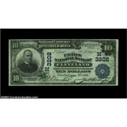 Cleveland, OH - $10 1902 Date Back Fr. 616 Union NB of Cleveland Ch. # 3202There is only minimal evi