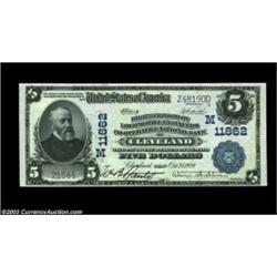 Cleveland, OH - $5 1902 Plain Back Fr. 607 Brotherhood of Locomotive Engineers Co-Operative NB of Cl