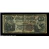 Image 1 : East Liverpool, OH - $10 1882 Brown Back Fr. 487 First NB of East Liverpool Ch. # 2146A circulated B