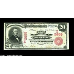 Bangor, PA - $20 1902 Red Seal Fr. 639 The First NB Ch. # (E)2659A very scarce Red Seal, with this t