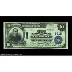 Cressona, PA - $10 1902 Plain Back Fr. 626 First NB of Cressona Ch. # 9318This lovely example, one o