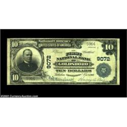 Goldsboro, PA - $10 1902 Plain Back Fr. 626 The First NB Ch. # 9072An extremely rare note from the o