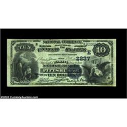 Pittsburgh, PA - $10 1882 Date Back Fr. 542 Marine National Bank of Pittsburgh Ch. # (E)2237A remark