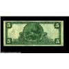 Image 2 : Pittsburgh, PA - $5 1902 Red Seal Fr. 587 Mellon NB of Pittsburgh Ch. # (E)6301This attractive Red S