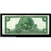 Image 2 : Ridgway, PA - $5 1902 Plain Back Fr. 608 The Ridgway NB Ch. # 5945A bit close at the top but otherwi