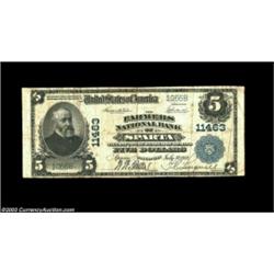 Sparta, WI - $5 1902 Plain Back Fr. 606 The Farmers NB Ch. # 11463Only denomination issued by this s