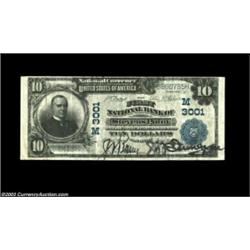 Stevens Point, WI - $10 1902 Plain Back Fr. 624 The First NB Ch. # (M)3001As nice a large note from.