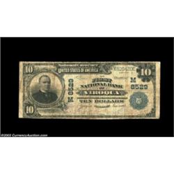 Viroqua, WI - $10 1902 Plain Back Fr. 626 The First NB Ch. # (M)8529Six large notes in the Kelly cen